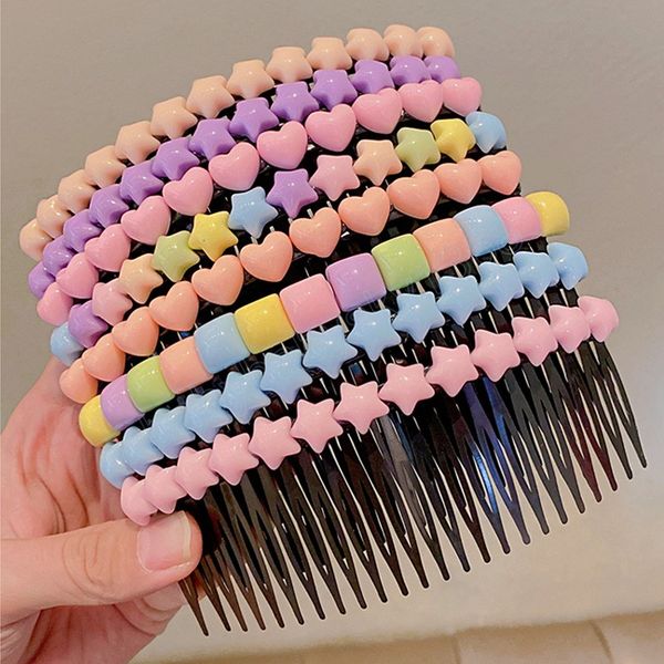 colorful heart star square long hair comb for girls lovely hair decorate back hair claw comb kids cute hair accessories, Slivery;white
colorful heart star square long hair comb for girls lovely hair decorate back hair claw comb kids cute hair accessories, Slivery;white