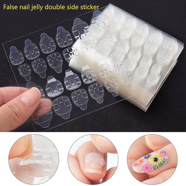 24 stickers solid glue diy nail tips jelly sticker double sided self adhesive stickers jelly waterproof false nail art extension fake nail g, Silver
24 stickers solid glue diy nail tips jelly sticker double sided self adhesive stickers jelly waterproof false nail art extension fake nail g, Silver
