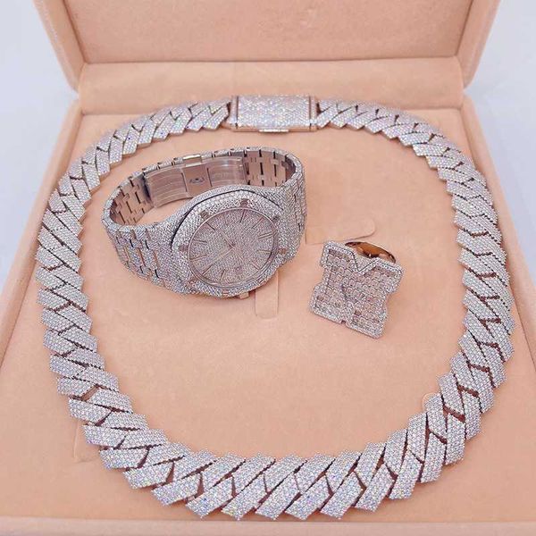 sra certificated 15mm iced sut hip hop thick heavy vvs moissanite cuban chain with diamonds s, Golden;silver
sra certificated 15mm iced sut hip hop thick heavy vvs moissanite cuban chain with diamonds s, Golden;silver