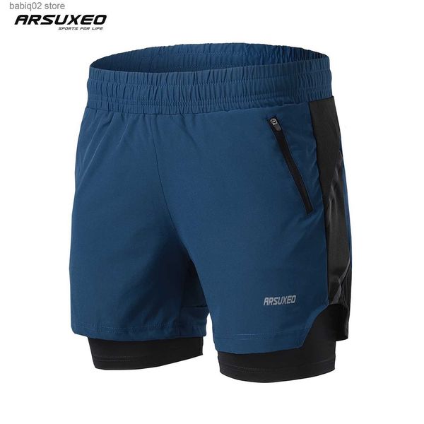 men's shorts arsuxeo men running shorts 2 in 1 gym clothing summer sports pants fitness exercise jogging breathable bicycle shorts male, White;black
men's shorts arsuxeo men running shorts 2 in 1 gym clothing summer sports pants fitness exercise jogging breathable bicycle shorts male, White;black