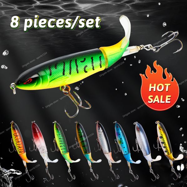 fishingfishing lures 8pcs whopper plopper 10cm/14cm floating per fishing lure artificial hard bait wobbler rotating tail fishing tackle 3d
fishingfishing lures 8pcs whopper plopper 10cm/14cm floating per fishing lure artificial hard bait wobbler rotating tail fishing tackle 3d