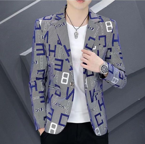 mens casual lapel suit blazer jacket coat for man formal business wedding classic letter embroidery long sleeve slim green suits blazers coa, White;black
mens casual lapel suit blazer jacket coat for man formal business wedding classic letter embroidery long sleeve slim green suits blazers coa, White;black