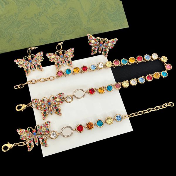 luxury golden butterfly necklace designer letter pendant bracelet gorgeous colorful diamond jewelry set womens wedding jewelrys high quality, Black
luxury golden butterfly necklace designer letter pendant bracelet gorgeous colorful diamond jewelry set womens wedding jewelrys high quality, Black