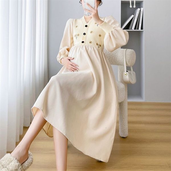 maternity dresses maternity dresses autumn winter clothes for pregnant women fashion embroidery stitching breastfeeding dress pregnancy vest, White
maternity dresses maternity dresses autumn winter clothes for pregnant women fashion embroidery stitching breastfeeding dress pregnancy vest, White
