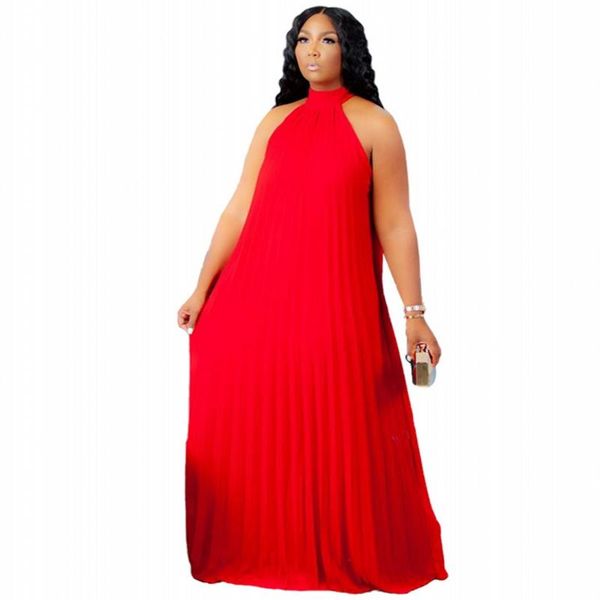 dresses women solid color party maxi dresses plus size sleeveless backless pleated floorlength gown dress 2021 summer drop shipping, Black
dresses women solid color party maxi dresses plus size sleeveless backless pleated floorlength gown dress 2021 summer drop shipping, Black
