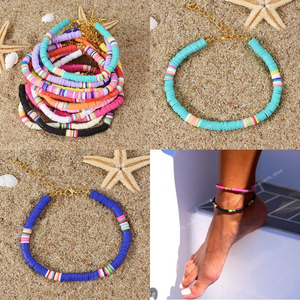 2020 handmade polymer clay discs anklet women adjustable bohemian ankle bracelet femme leg jewelry fashion jewelryanklets jewelry accessorie, Red;blue
2020 handmade polymer clay discs anklet women adjustable bohemian ankle bracelet femme leg jewelry fashion jewelryanklets jewelry accessorie, Red;blue