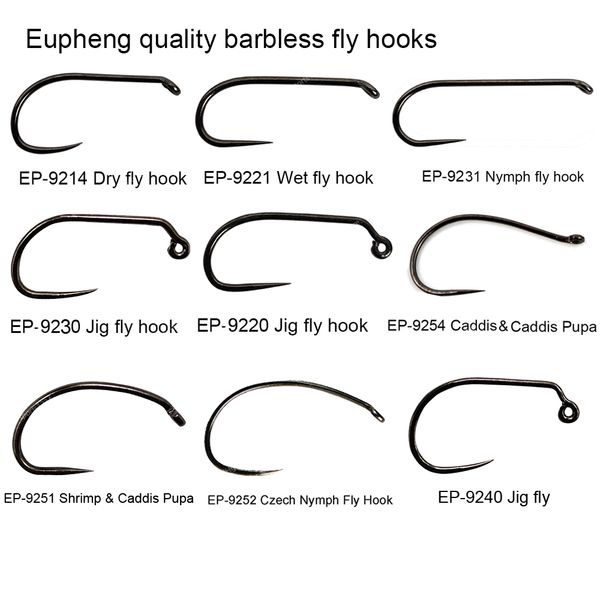 100pcs competition barbless fly fishing hook tying materails dry nymph shirmp wet caddis fly hook black nickle fishingfishhooks
100pcs competition barbless fly fishing hook tying materails dry nymph shirmp wet caddis fly hook black nickle fishingfishhooks