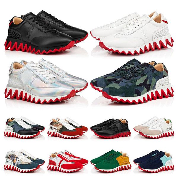 men women casual shoes luxury designers loubishark shark sports sneakers genuine leather rivet sharks white mens sport fashion trainers walk, Black
men women casual shoes luxury designers loubishark shark sports sneakers genuine leather rivet sharks white mens sport fashion trainers walk, Black