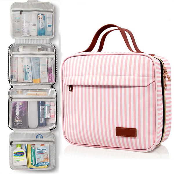 cosmetic bags hanging travel toiletry bag large capacity makeup organizer for women stripe waterproof 4 compartment storage case 230417
cosmetic bags hanging travel toiletry bag large capacity makeup organizer for women stripe waterproof 4 compartment storage case 230417
