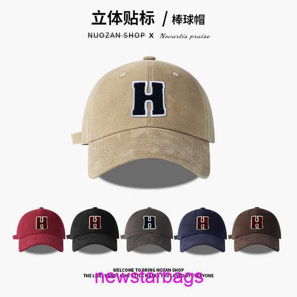 original edition designer herms hat for sale korean version ins versatile baseball cap womens brushed soft college style casual letter h pat, Blue;gray
original edition designer herms hat for sale korean version ins versatile baseball cap womens brushed soft college style casual letter h pat, Blue;gray