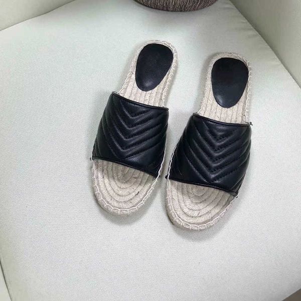 women leather espadrille fashion slippers black non-slip sandal stripes straw two tone canvas slippers outdoor 4 colors with box us5-11
women leather espadrille fashion slippers black non-slip sandal stripes straw two tone canvas slippers outdoor 4 colors with box us5-11