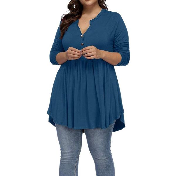 t-shirt 5xl plus size solid color tunic tshirts fashion v neck women button pleated casual spring women's oversized tee shirt mujer, Black
t-shirt 5xl plus size solid color tunic tshirts fashion v neck women button pleated casual spring women's oversized tee shirt mujer, Black