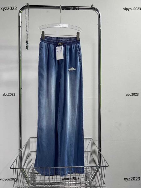 light colour jeans womens letter printing designer pants elastic waist jeans wide leg denim trousers new products ing, Blue
light colour jeans womens letter printing designer pants elastic waist jeans wide leg denim trousers new products ing, Blue