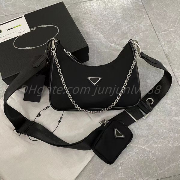 2005 set three-piece re-edition nylon bag womens men shoulder bags classic cleo designer hobo handbags wallet crossbody purse with coin clut
2005 set three-piece re-edition nylon bag womens men shoulder bags classic cleo designer hobo handbags wallet crossbody purse with coin clut