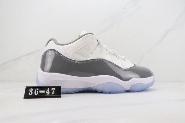 with box 11 low cement grey basketball shoes men women white university blue cement grey 11s sneaker
with box 11 low cement grey basketball shoes men women white university blue cement grey 11s sneaker