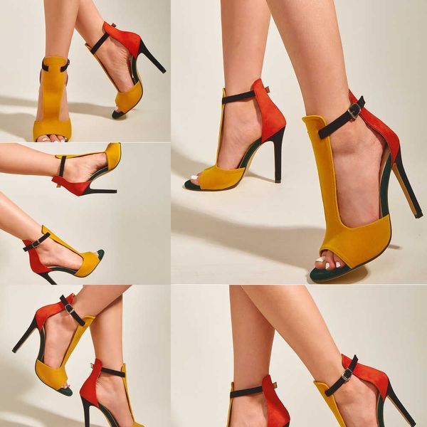 nxy sandals new summer yellow high heels women gladiator sandals ankle buckle strap fashion stripper ladies shoes open toe shoes 230322, Black
nxy sandals new summer yellow high heels women gladiator sandals ankle buckle strap fashion stripper ladies shoes open toe shoes 230322, Black