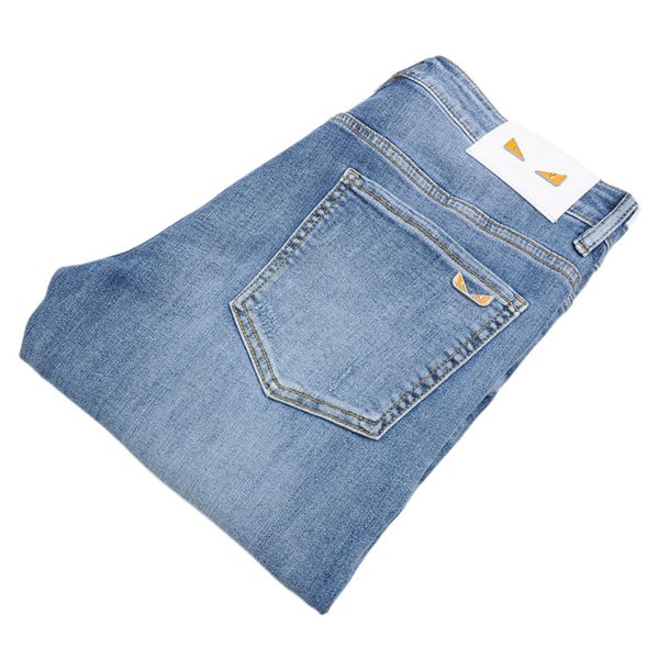 men's jeans spring summer thin denim slim fit european american high-end brand small straight pants jh6050-6, Blue
men's jeans spring summer thin denim slim fit european american high-end brand small straight pants jh6050-6, Blue