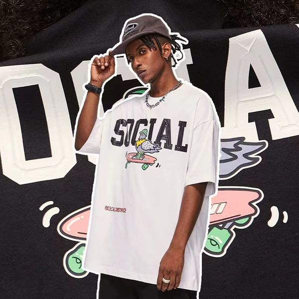 men's t-shirts design t-shirt 2023 spring/summer new fashion brand street woman short sleeve, White;black
men's t-shirts design t-shirt 2023 spring/summer new fashion brand street woman short sleeve, White;black