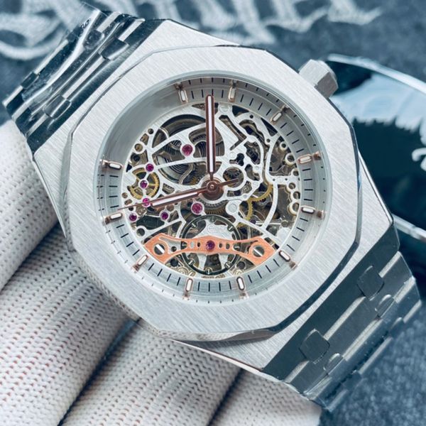mens watches automatic mechanical movement watch 41mm luminous waterproof fashion business wristwatches montre de luxe, Slivery;brown
mens watches automatic mechanical movement watch 41mm luminous waterproof fashion business wristwatches montre de luxe, Slivery;brown