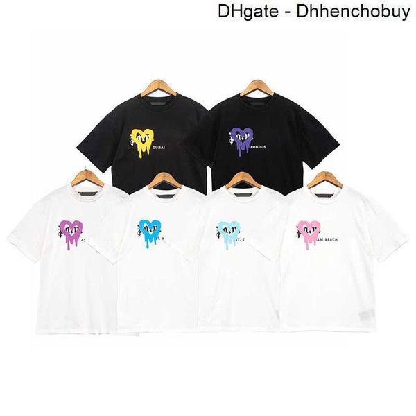 mens designer tshirt men's t-shirts palms spray love heart print short-sleeved t shirt fashion angels women graphic tees cl3c, White;black
mens designer tshirt men's t-shirts palms spray love heart print short-sleeved t shirt fashion angels women graphic tees cl3c, White;black