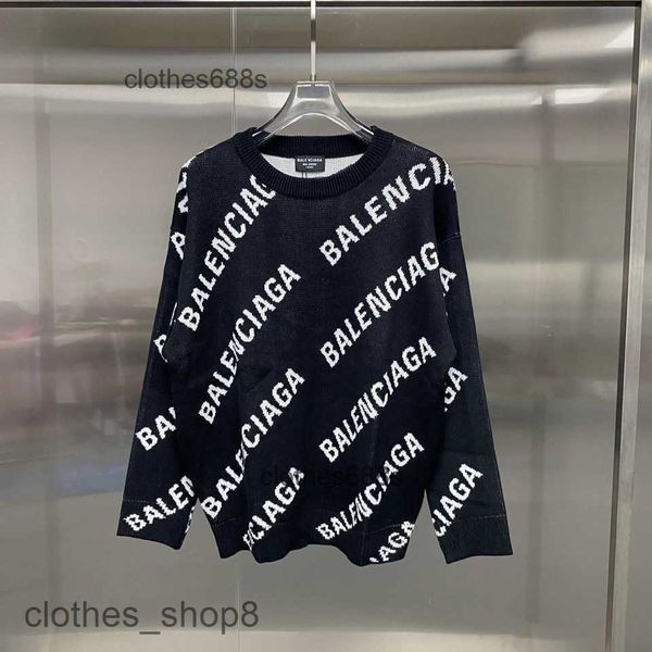 designer men's sweater balencgs hoodies women sweaters 2023 autumn winter new black sweater classic series letter jacquard loose casual, White;black
designer men's sweater balencgs hoodies women sweaters 2023 autumn winter new black sweater classic series letter jacquard loose casual, White;black