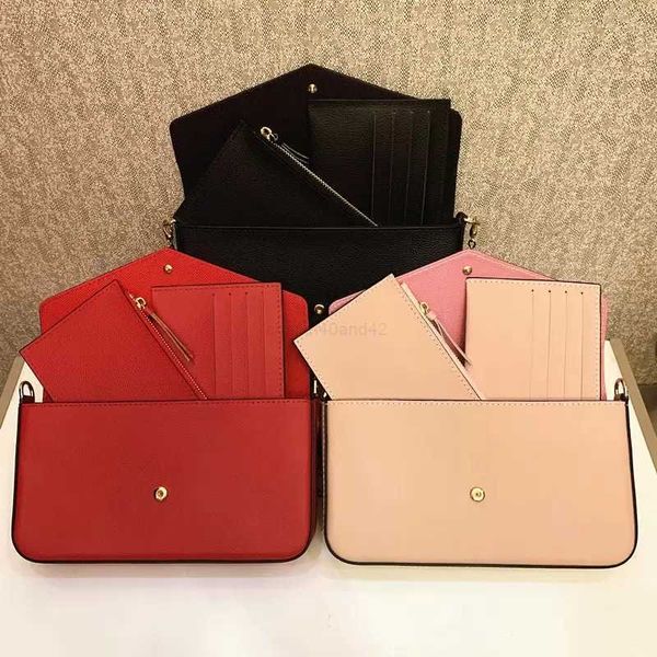 3a luxurys bag wallet favorite multi accessories women crossbody purse messenger bags handbags designers shoulder lady leather 3 pcs/set wit, Red;black
3a luxurys bag wallet favorite multi accessories women crossbody purse messenger bags handbags designers shoulder lady leather 3 pcs/set wit, Red;black