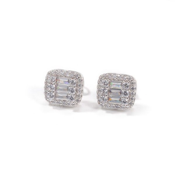 female crystal white zircon stone stud earrings square drop earrings vintage silver wedding earrings, Golden;silver
female crystal white zircon stone stud earrings square drop earrings vintage silver wedding earrings, Golden;silver