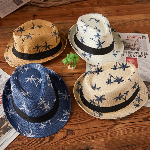designer adults children straw jazz hats mens kids boys fashion hat coconut tree printed summer beach bucket hat sun visor fishing cap blue, Blue;gray
designer adults children straw jazz hats mens kids boys fashion hat coconut tree printed summer beach bucket hat sun visor fishing cap blue, Blue;gray
