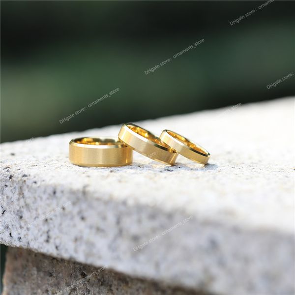 gold plated wedding ring for women 2/4/6/8mm wide brushed tungsten mens ring luxury anniversary jewelry for couple gift fashion jewelryrings, Golden;silver
gold plated wedding ring for women 2/4/6/8mm wide brushed tungsten mens ring luxury anniversary jewelry for couple gift fashion jewelryrings, Golden;silver