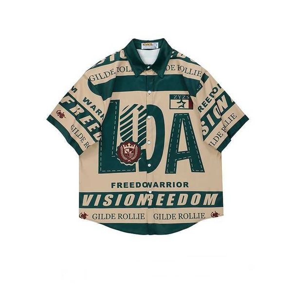 men's casual shirts european and american hip hop letter printing short sleeved shirt men's retro loose lovers shirts haiian j2304, White;black
men's casual shirts european and american hip hop letter printing short sleeved shirt men's retro loose lovers shirts haiian j2304, White;black