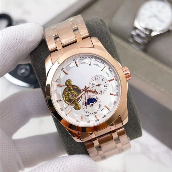 new 2023 mens watch designer luxury automatic mechanical movement watches rose gold stainless steel dial strap waterproof sapphire orologio., Slivery;brown
new 2023 mens watch designer luxury automatic mechanical movement watches rose gold stainless steel dial strap waterproof sapphire orologio., Slivery;brown