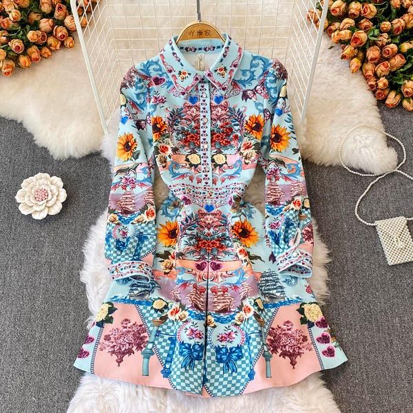 dresses menahem 2022 spring autumn runway shirt dress women long sleeve buttons flower printed high waist slim mini a line vestidos, Black;gray
dresses menahem 2022 spring autumn runway shirt dress women long sleeve buttons flower printed high waist slim mini a line vestidos, Black;gray