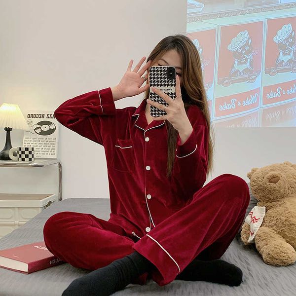 women's sleep lounge wavmit winter button cardigan women's flannel warm thicken long sleeve pajamas set women sleepwear set gold v
women's sleep lounge wavmit winter button cardigan women's flannel warm thicken long sleeve pajamas set women sleepwear set gold v