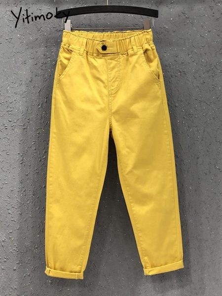 jeans yitimoky new 2022 summer women harem pants allmatched casual cotton denim ankle length pants elastic waist yellow white jeans, Blue
jeans yitimoky new 2022 summer women harem pants allmatched casual cotton denim ankle length pants elastic waist yellow white jeans, Blue