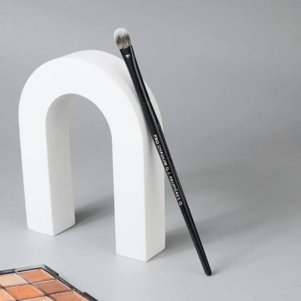 Makeup Brush Pro Black Eye Shadow Brush 13 Flat Slightly Tapered Eyeshadow Blending Cosmetic Brush, Pro eye shadow brush #13
Makeup Brush Pro Black Eye Shadow Brush 13 Flat Slightly Tapered Eyeshadow Blending Cosmetic Brush, Pro eye shadow brush #13