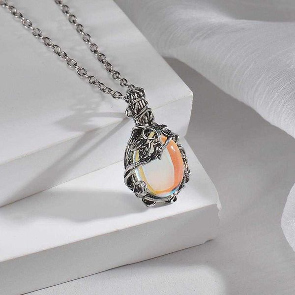 pendant necklaces bohemia moonstone water drop pendant necklace ladies exquisite fashion vintage ethnic necklace jewelry party gifts accesso, Silver
pendant necklaces bohemia moonstone water drop pendant necklace ladies exquisite fashion vintage ethnic necklace jewelry party gifts accesso, Silver