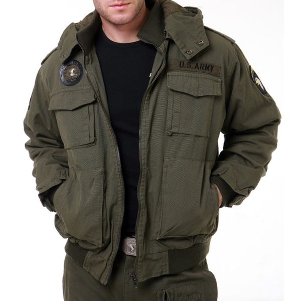 men's jackets outdoor military multi-pocket flight jacket army fan padded jacket cotton men's hooded short jacket winter coat men, Black;brown
men's jackets outdoor military multi-pocket flight jacket army fan padded jacket cotton men's hooded short jacket winter coat men, Black;brown