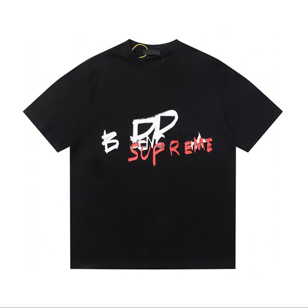 men's new t-shirt designer luxury round neck fashion letter print cotton sweat absorbing breathable couple size s-2xl, White;black
men's new t-shirt designer luxury round neck fashion letter print cotton sweat absorbing breathable couple size s-2xl, White;black