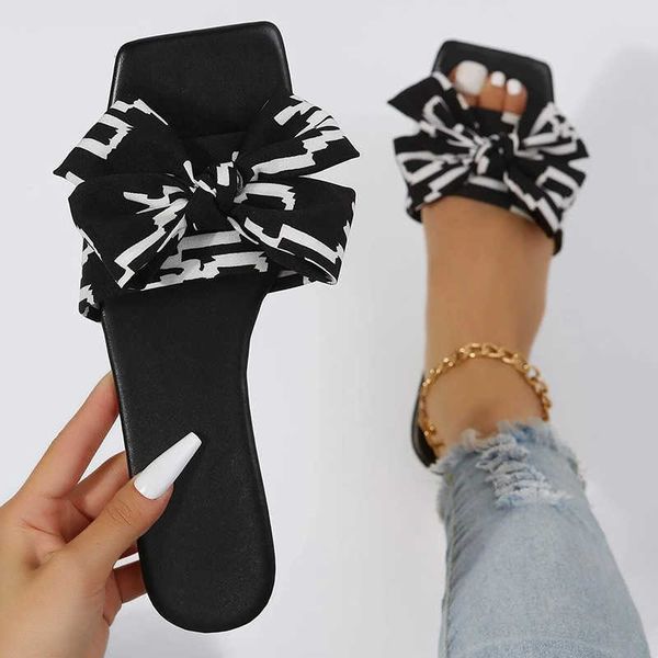 slippers 2023 fashion new women slippers bowknot design outdoor flat sandals big size nonslip open toes home leisure women slippers j230417, Black
slippers 2023 fashion new women slippers bowknot design outdoor flat sandals big size nonslip open toes home leisure women slippers j230417, Black