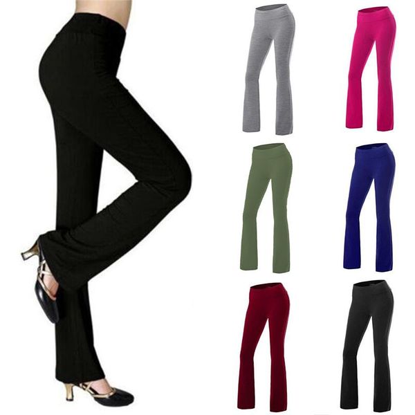 capris 1pc women yoga wide leg pants bootcut flare pants polyester gym fitness foldover leggings, Black;white
capris 1pc women yoga wide leg pants bootcut flare pants polyester gym fitness foldover leggings, Black;white