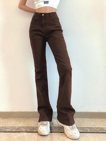 jeans korean vintage brown jeans high waist slim fitness booty denim pants women solid pockets aesthetic trousers women's clothing, Blue
jeans korean vintage brown jeans high waist slim fitness booty denim pants women solid pockets aesthetic trousers women's clothing, Blue