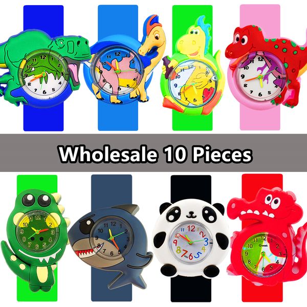 children's watches wholesale 10 pieces dinosaur children watch 10pcs/lot unicorn shark kids slap watches baby learn see time toys girls, Blue
children's watches wholesale 10 pieces dinosaur children watch 10pcs/lot unicorn shark kids slap watches baby learn see time toys girls, Blue