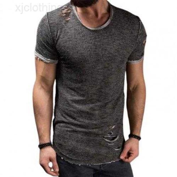 men's t-shirts summer t-shirt solid color short sleeve cotton blend hole design pullover vintage ripped casual slim teemen's 1js3c, White;black
men's t-shirts summer t-shirt solid color short sleeve cotton blend hole design pullover vintage ripped casual slim teemen's 1js3c, White;black