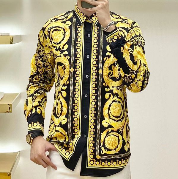 men casual shirts fashion geometric print black slim fit shirt hawaii style business long sleeved shirt, White;black
men casual shirts fashion geometric print black slim fit shirt hawaii style business long sleeved shirt, White;black