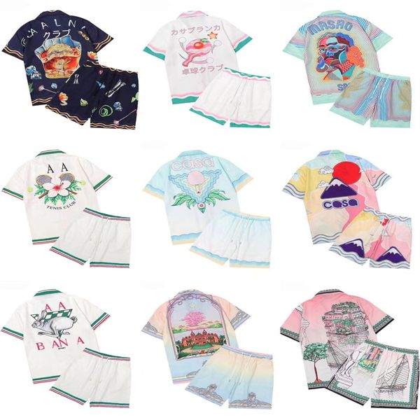 casablanc-s 24ss designer shirts masao san print mens casual shirt womens loose silk shirt short sleeves luxury t-shirt highquality, White;black
casablanc-s 24ss designer shirts masao san print mens casual shirt womens loose silk shirt short sleeves luxury t-shirt highquality, White;black