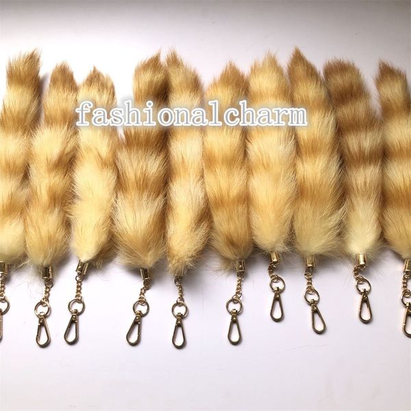 wholesale 100pcs/lot -25cm/10" yellow brown real american raccoon fur tail keychain bag charm cosplay toy pendant tassels, Silver
wholesale 100pcs/lot -25cm/10" yellow brown real american raccoon fur tail keychain bag charm cosplay toy pendant tassels, Silver