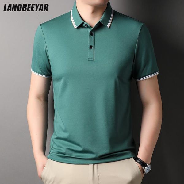 men's polos grade 52% cotton summer brand designer fashion polo shirts for men short sleeve casual fashions men clothes 230417, White;black
men's polos grade 52% cotton summer brand designer fashion polo shirts for men short sleeve casual fashions men clothes 230417, White;black