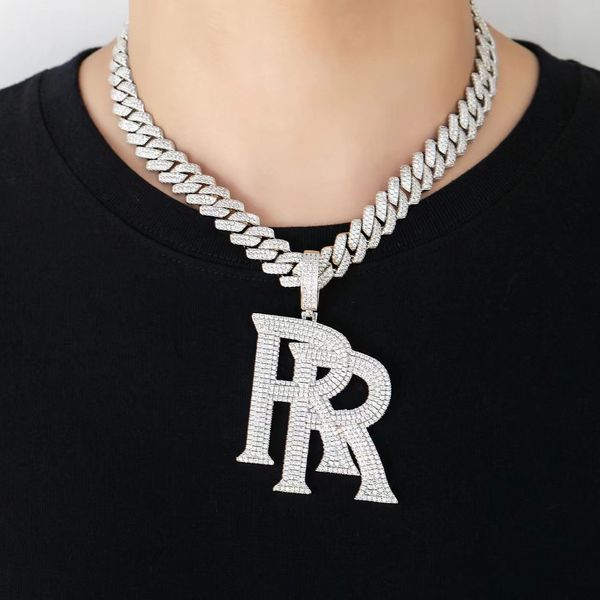 european and american full diamond double r rolls royce logo pendant with genuine gold electroplating copper inlaid zircon hip-hop men', Silver
european and american full diamond double r rolls royce logo pendant with genuine gold electroplating copper inlaid zircon hip-hop men', Silver