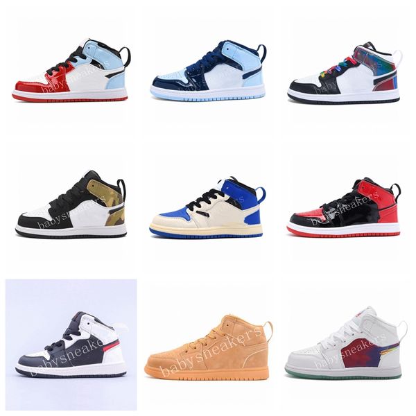 2023 designer j1 kids basketball shoes infants sports toddler royal obsidian chicago multi color boys girls baby school sneakers tie dye sne, Black
2023 designer j1 kids basketball shoes infants sports toddler royal obsidian chicago multi color boys girls baby school sneakers tie dye sne, Black