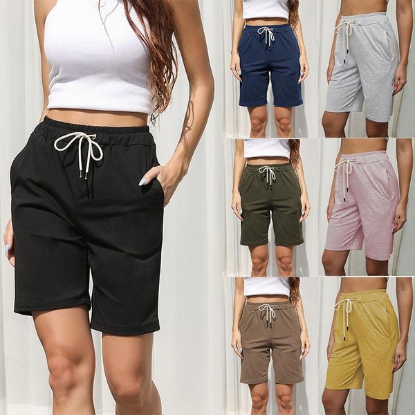 shorts summer women drawstring pocket shorts high waist plain color sweat short pants casual loose streetwear straight pants jogging, White;black
shorts summer women drawstring pocket shorts high waist plain color sweat short pants casual loose streetwear straight pants jogging, White;black